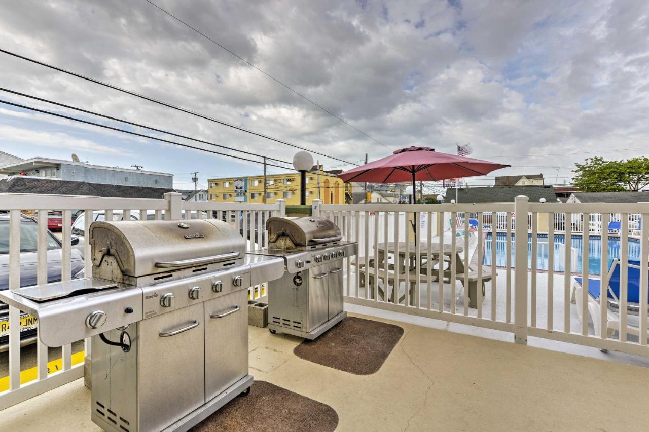 North Wildwood Condo With Pool, Walk To Boardwalk! Exterior foto